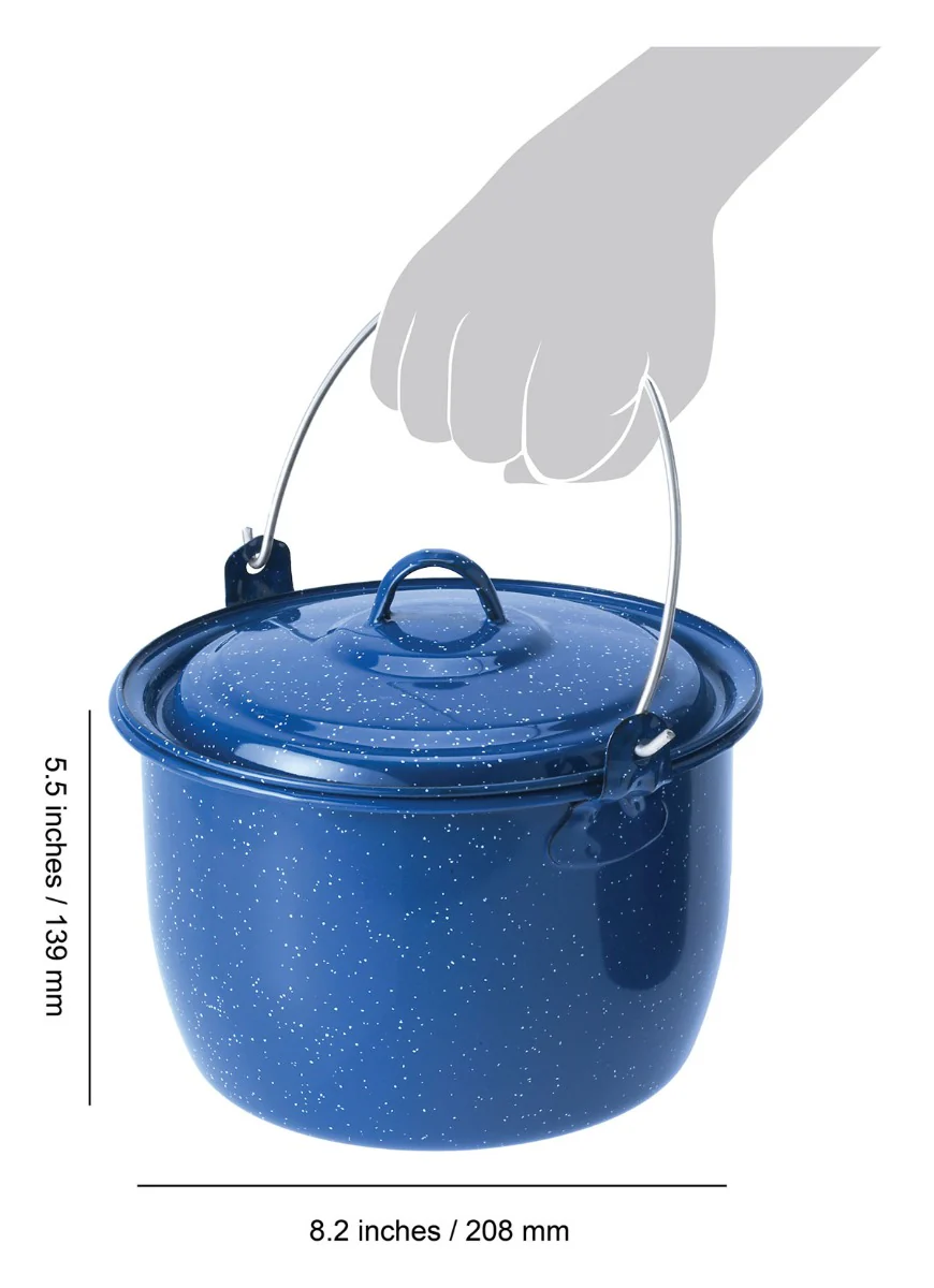 Enamelware Convex Kettle - Image 6