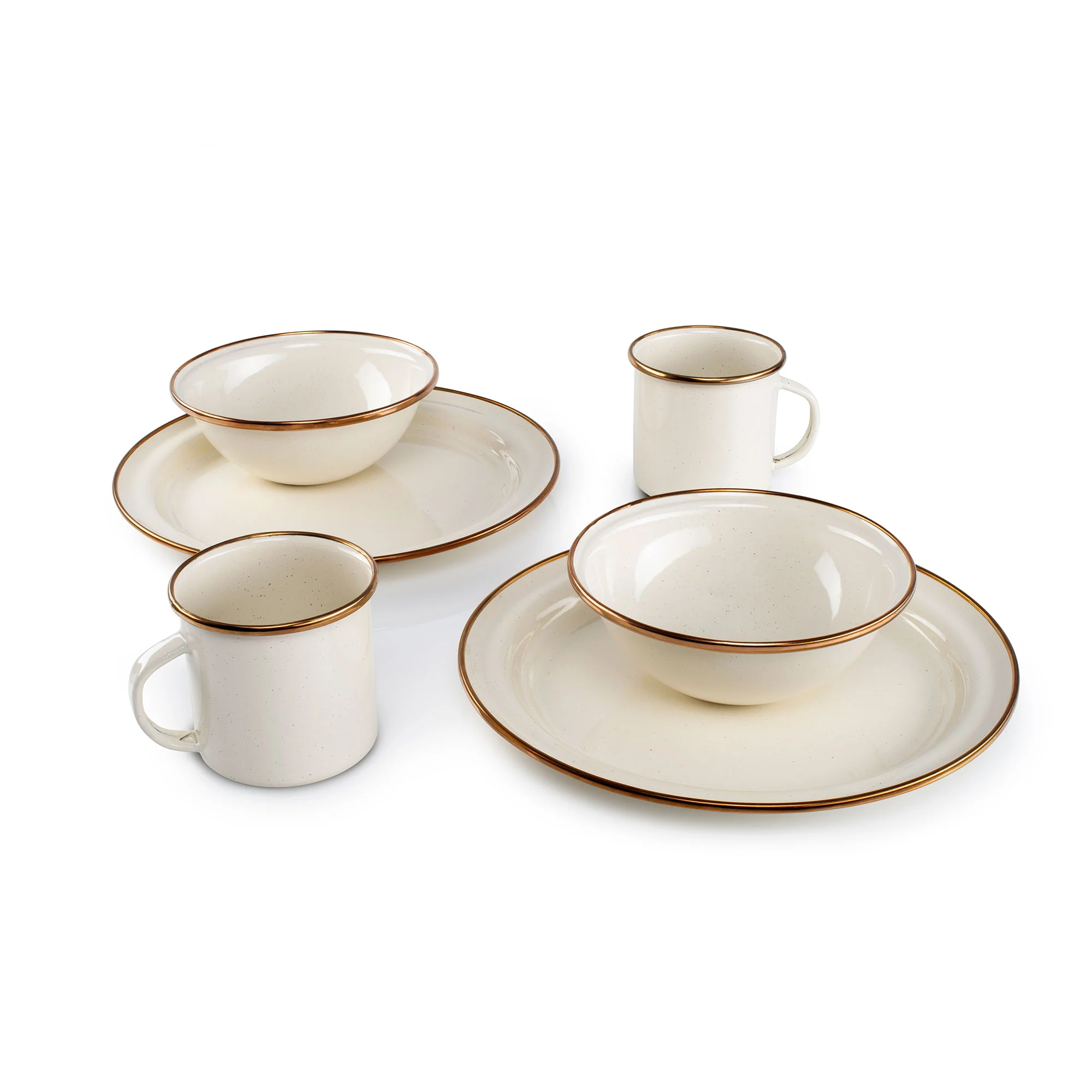 Mesa 2 Person Enamelware Tableset - Image 2