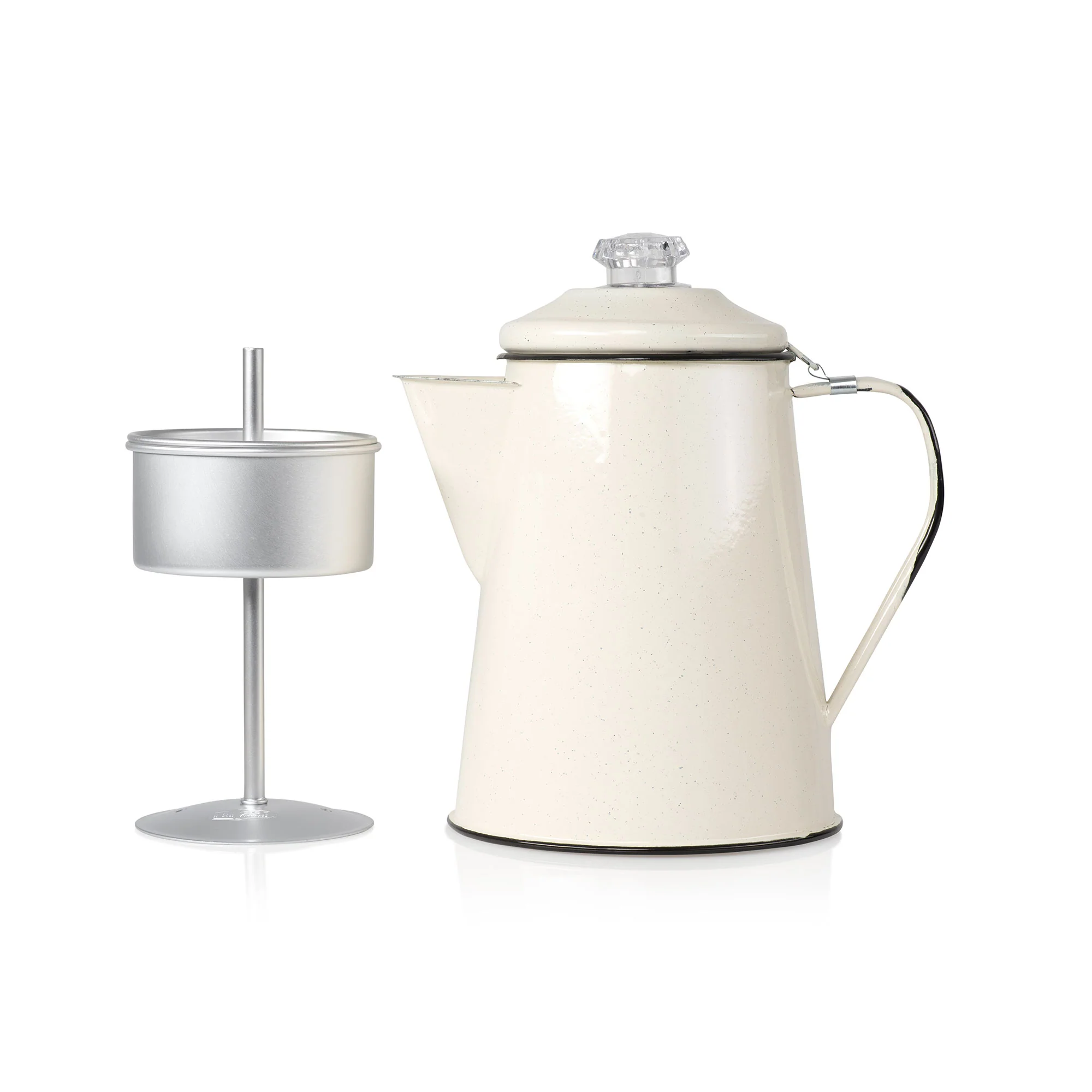 Mesa 2 qt. Enamelware Percolator Coffee Pot - Image 6