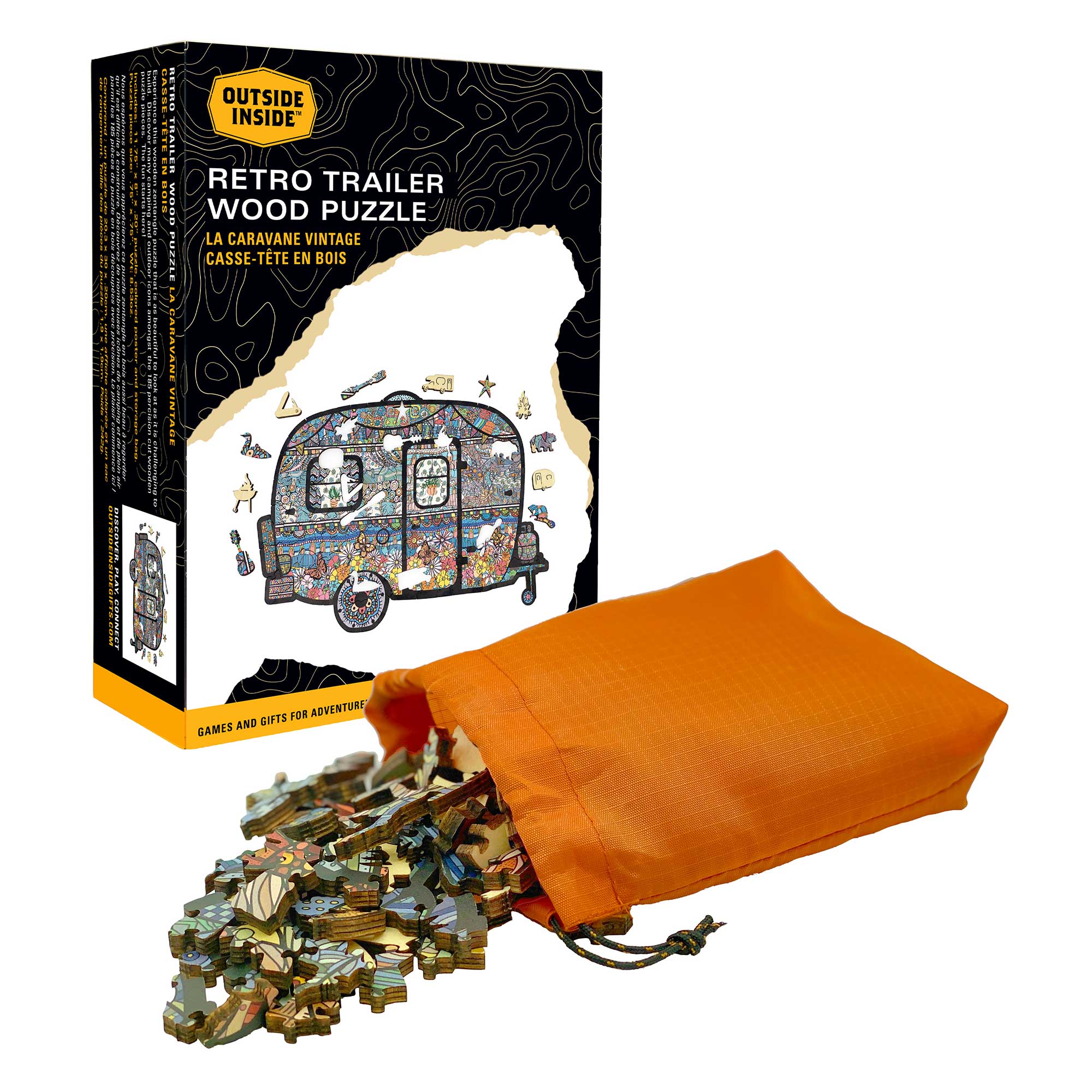 Retro Trailer Wood Puzzle - Image 3