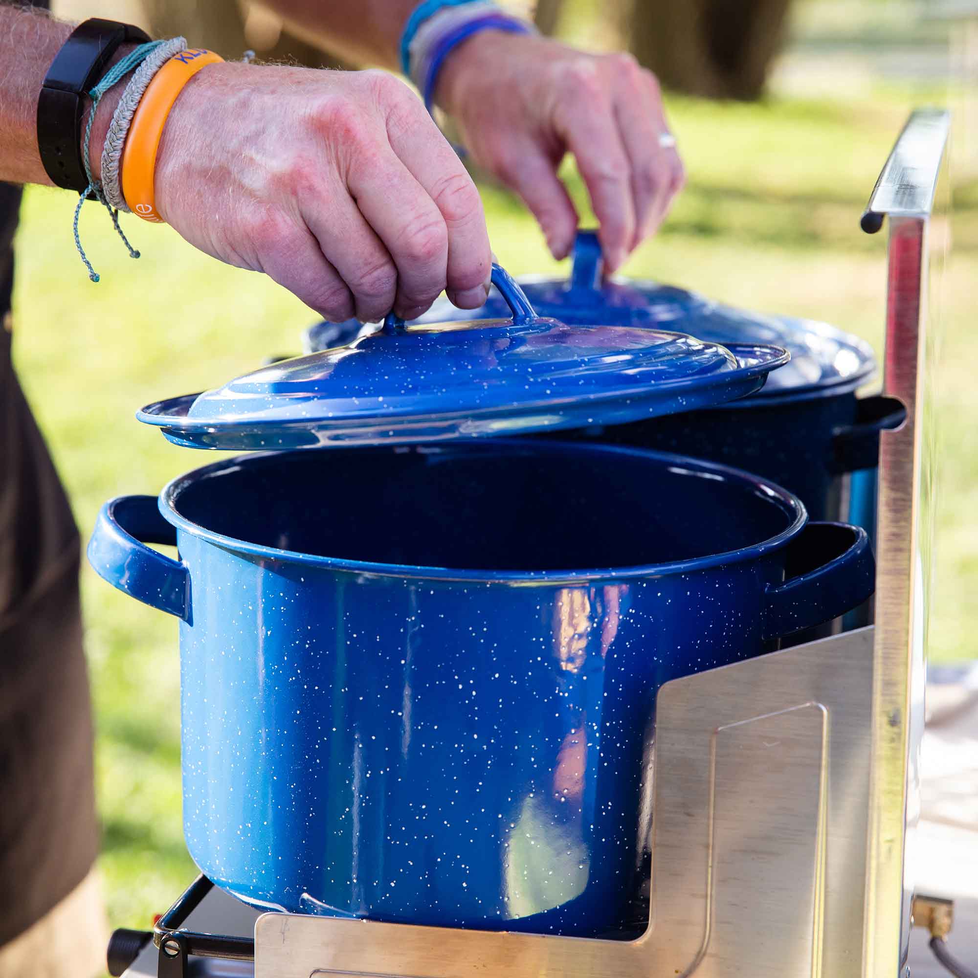 Enamelware Stock Pot - Image 3