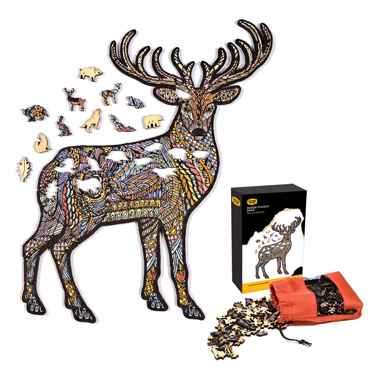 Whitetail Deer Wood Puzzle - Image 4